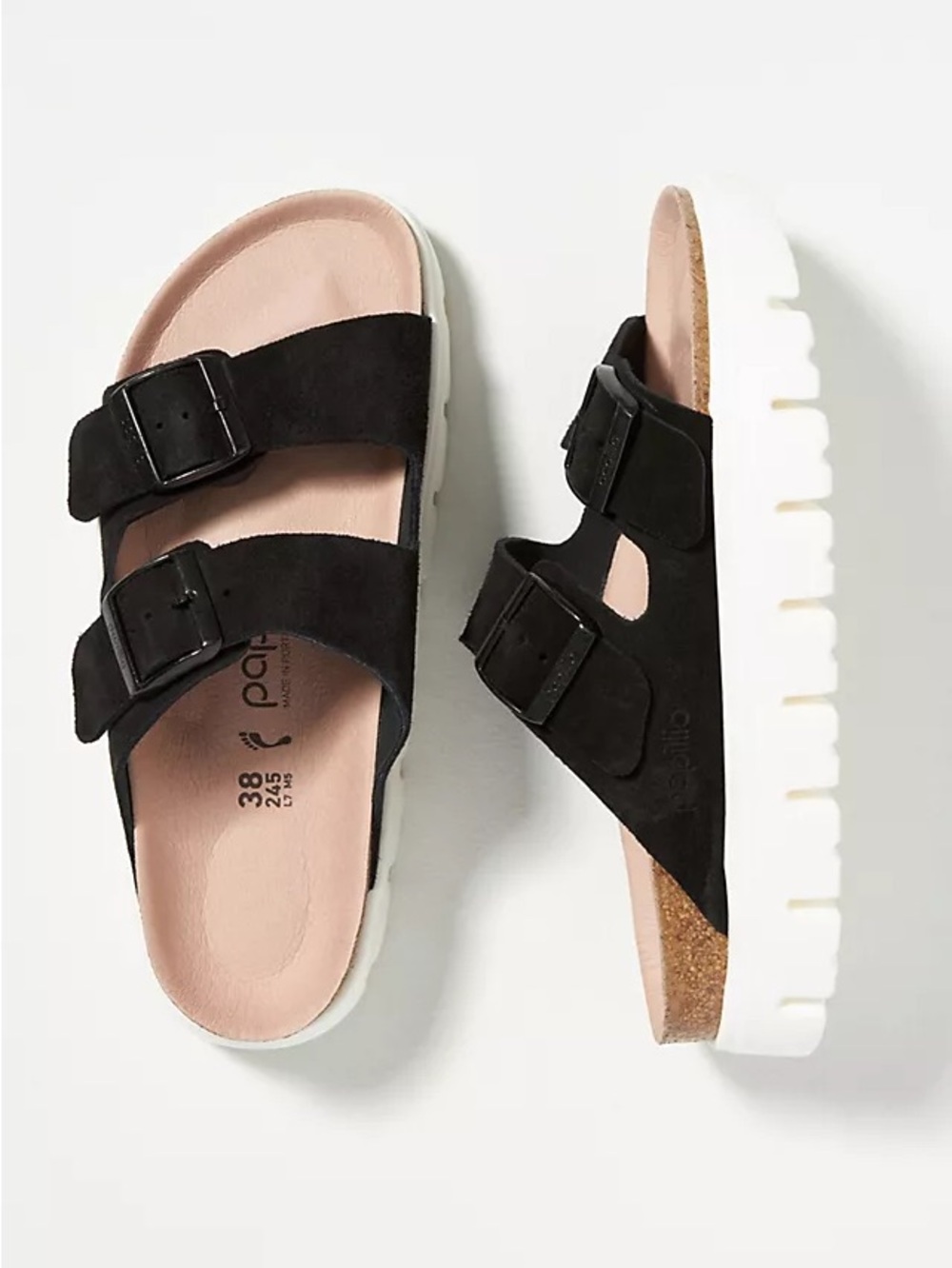 Papillio by Birkenstock Arizona Chunky Suede Sandal